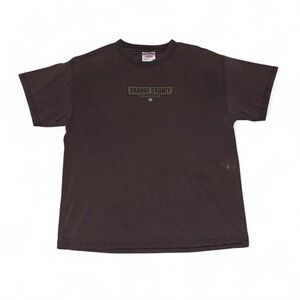 Vintage Orange County Choppers Brown Biker Tee